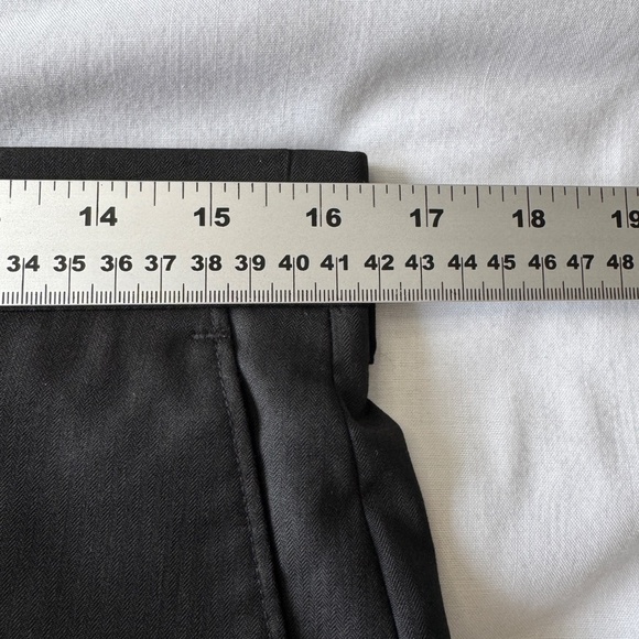 Haggar Men's Chino Casual Dress Pant Black Size Tag: 32x32 Flat Front Trouser - Picture 9 of 14